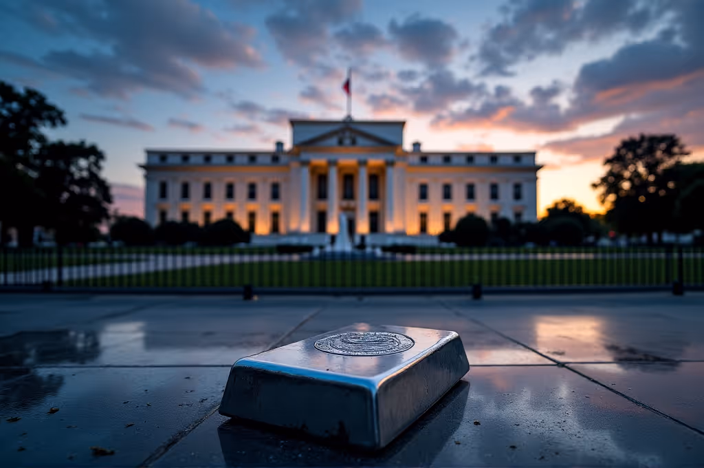 Fed-Wechsel in Washington: Warum Silber jetzt zum Stresstest wird | Symbolbild KI-generiert © 2026 EMH AG JS by Flux