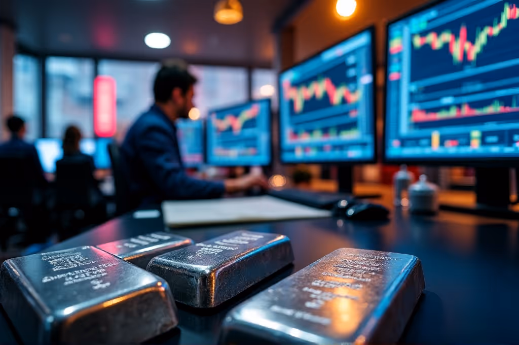 Silber bei 67 Dollar: Absturz oder nur Liquiditätsloch? | Symbolbild KI-generiert © 2026 EMH AG JS by Flux