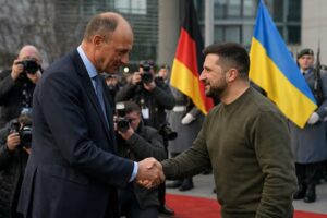 Der persönliche Einsatz von Friedrich Merz für die Ukraine | Symbolbild KI-generiert © 2026 EMH AG JS by OpenAI 5.4